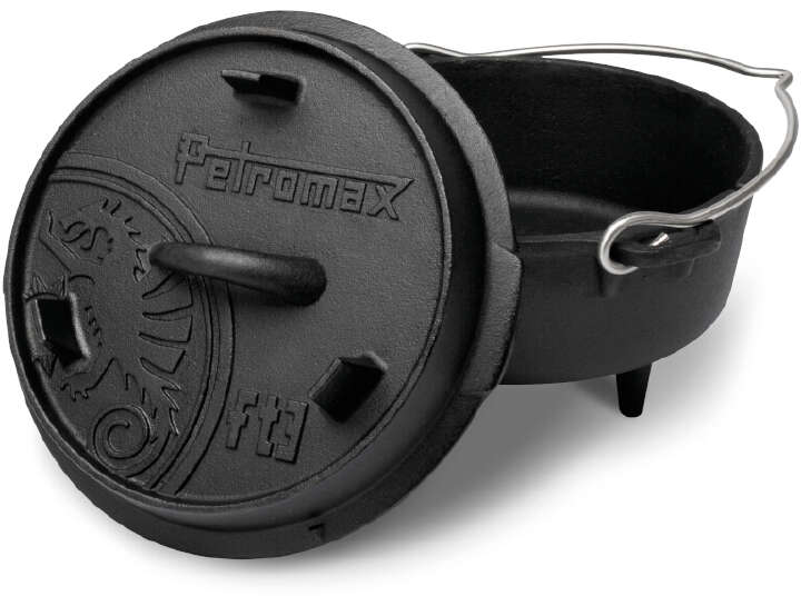 Petromax Feuertopf ft 3 mit Füßen 25,5 x 16 x 22 cm